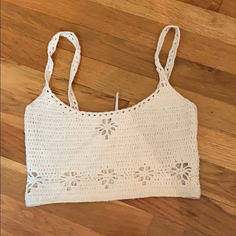 Free people crochet top